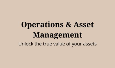 Operations & Asset Management